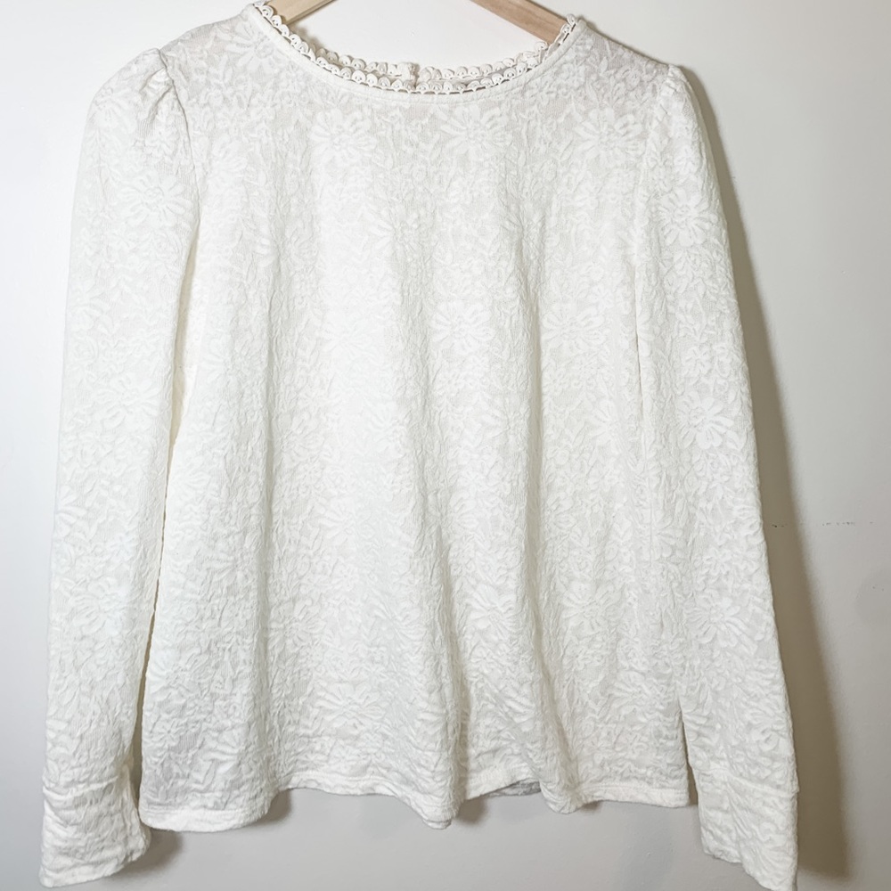 Long sleeve Loft Floral Pattern, White